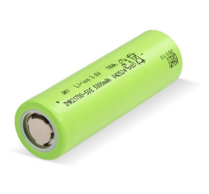 JHY Акумулятор 21700 Li-Ion 5000mAh 3.6V 15A JHY (INR21700-50E)