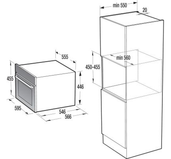 Gorenje Духова шафа Gorenje BCM4547DG