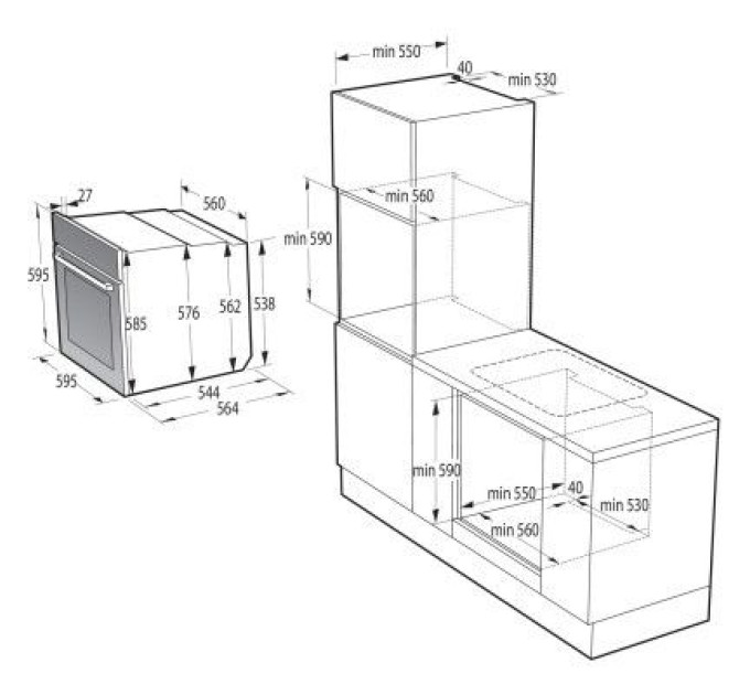 Gorenje Духова шафа Gorenje BPS6737E04DBG