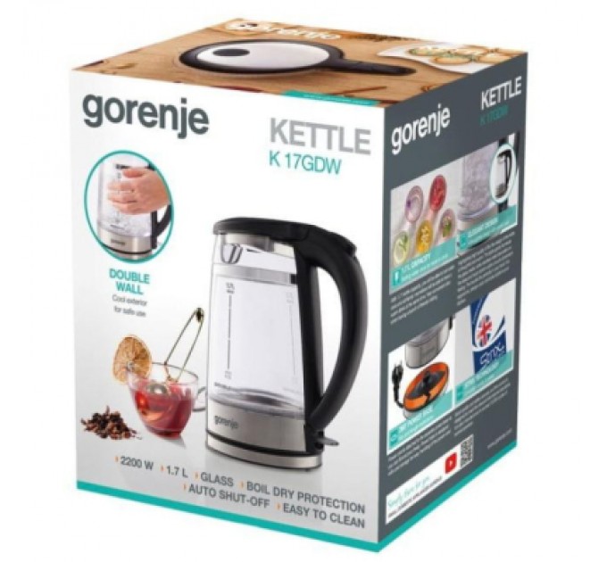 Gorenje Електрочайник Gorenje K 17 GDW