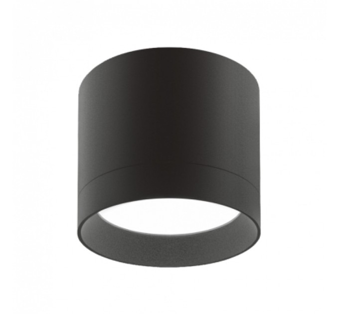 Videx Світильник точковий Videx IP44 під лампу GX53 накладний Чорний (VL-SPF19A-B)