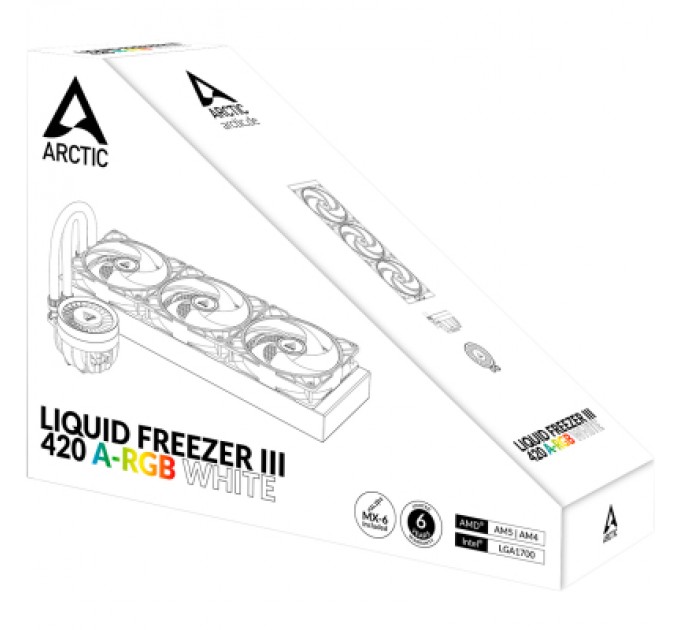 Arctic Система рідинного охолодження Arctic Liquid Freezer III - 420 A-RGB White (ACFRE00153A)
