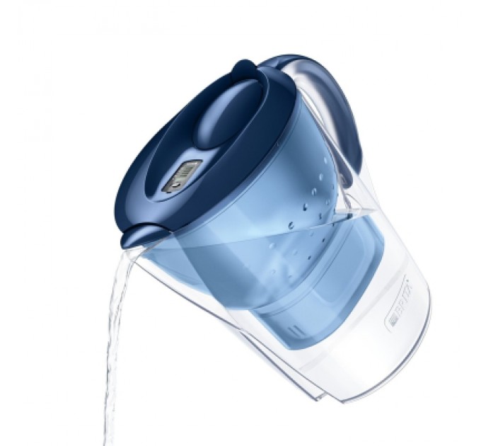 Фільтр-глечик Brita Marella XL Memo MXPro 3.5л (2л води) з фільтр-картриджем, синій (1052780)