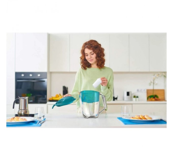 Ecosoft Фільтр-глечик Ecosoft Maxima 5л (3.5л очищеної води) з фільтр-картриджем, аква грін (FMVMAXIMADGECO)