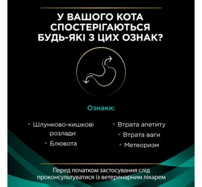 Сухий корм для кішок Purina Pro Plan Veterinary Diets EN з хворобами шлунково-кишкового тракту 1.5 кг (7613035160682)