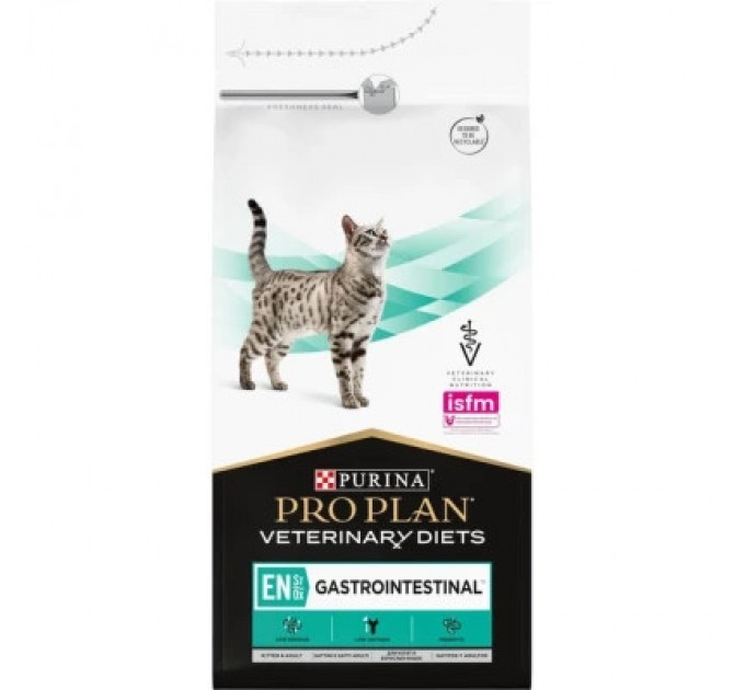 Сухий корм для кішок Purina Pro Plan Veterinary Diets EN з хворобами шлунково-кишкового тракту 1.5 кг (7613035160682)