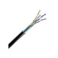 Кабель мережевий ЗЗКМ FTP cat.5e 500м 4х2х24AWG Cu PE(зовнішній) (70910021)