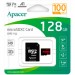 Apacer Карта пам'яті Apacer 128GB microSD class 10 UHS-I V10 A1 (AP128GMCSX10UB-R)