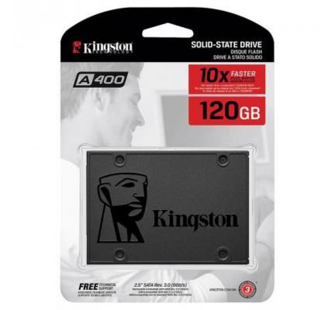 Накопичувач SSD 2.5" 120GB Kingston (SA400S37/120G)