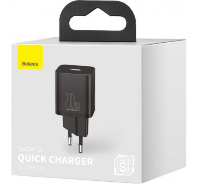 Зарядний пристрій Baseus 1 Type-C 20W (CCSUP-B01)