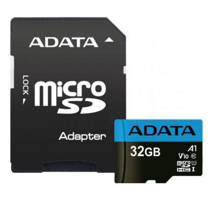 Карта пам'яті ADATA 32GB microSD class 10 UHS-I A1 Premier (AUSDH32GUICL10A1-RA1)
