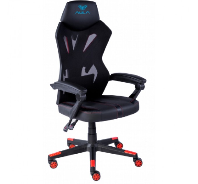 Aula Крісло ігрове Aula F010 Gaming Chair Black/Red (6948391286228)