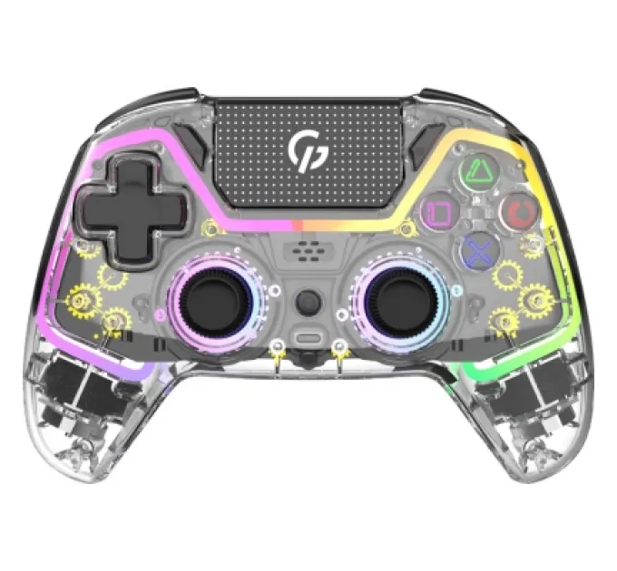 Геймпад GamePro GPS13T BT 5.3/USB/PC/iOS/Android/PS3/PS4 RGB Transparent (GPS13T)