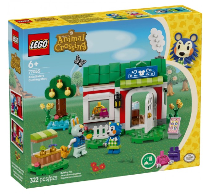 Конструктор LEGO Animal Crossing Крамниця одягу, що належить Able Sisters (77055)