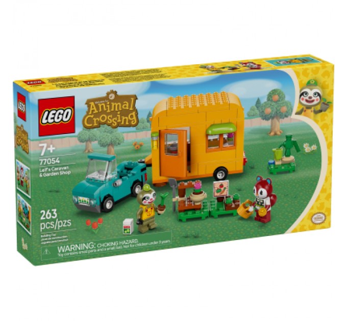 Конструктор LEGO Animal Crossing Садова крамниця і караван, що належать Leif (77054)