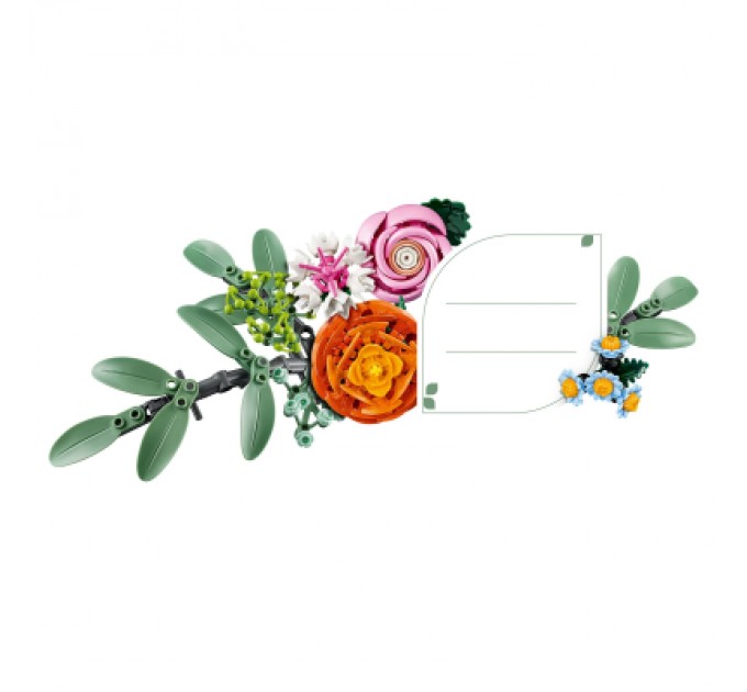 LEGO Конструктор LEGO Botanicals Милий рожевий букет квітів (10342)