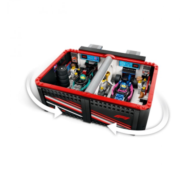 LEGO Конструктор LEGO City Гараж F1 та автомобілі Mercedes-AMG і Alpine (60444)