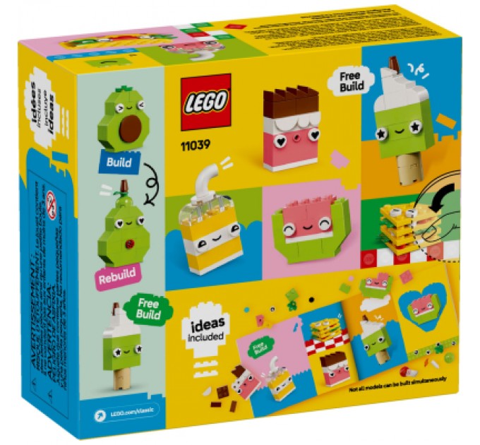 LEGO Конструктор LEGO Classic Творчі друзі з їжею (11039)