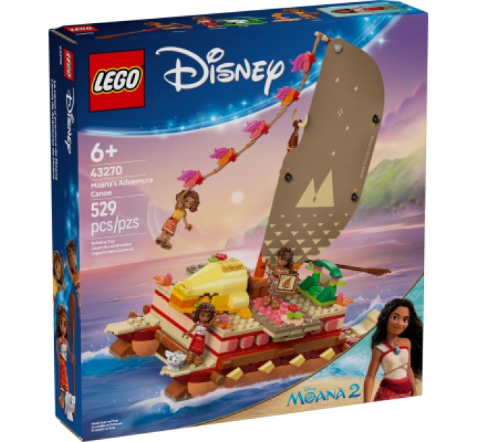 LEGO Конструктор LEGO Disney Princess Пригодницьке каное Ваяни (43270)