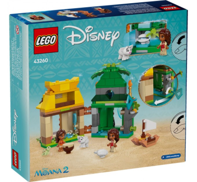 LEGO Конструктор LEGO Disney Острівні розваги Ваяни (43260)