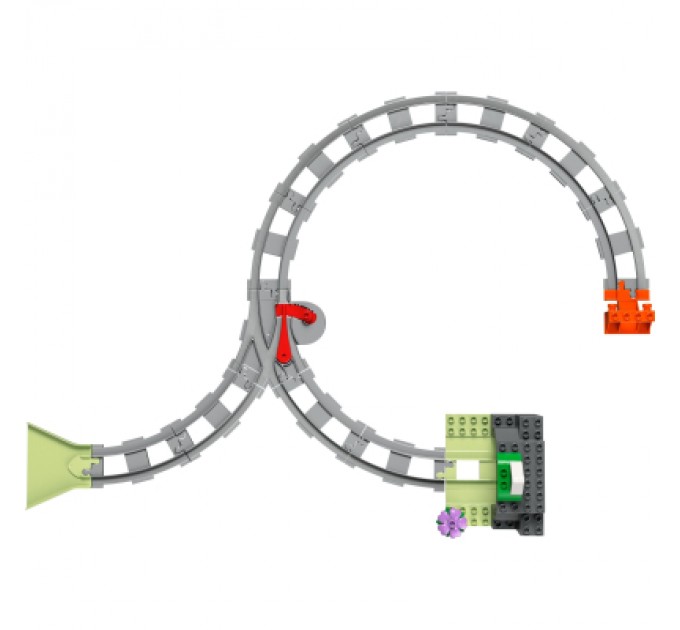 LEGO Конструктор LEGO DUPLO Town Додатковий набір. Залізничний тунель і колії (10425)