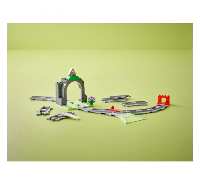 LEGO Конструктор LEGO DUPLO Town Додатковий набір. Залізничний тунель і колії (10425)