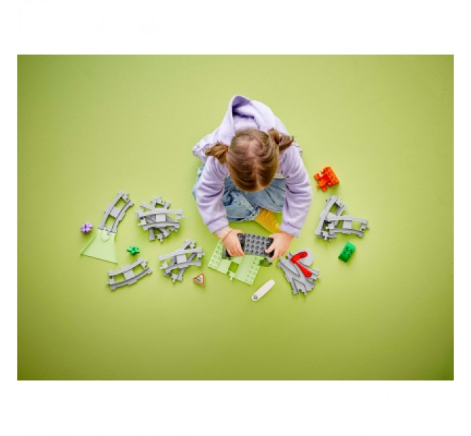 LEGO Конструктор LEGO DUPLO Town Додатковий набір. Залізничний тунель і колії (10425)