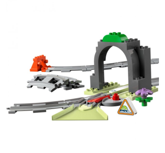 LEGO Конструктор LEGO DUPLO Town Додатковий набір. Залізничний тунель і колії (10425)