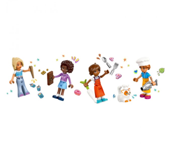 LEGO Конструктор LEGO Friends Ресторан і кулінарна школа (42655)