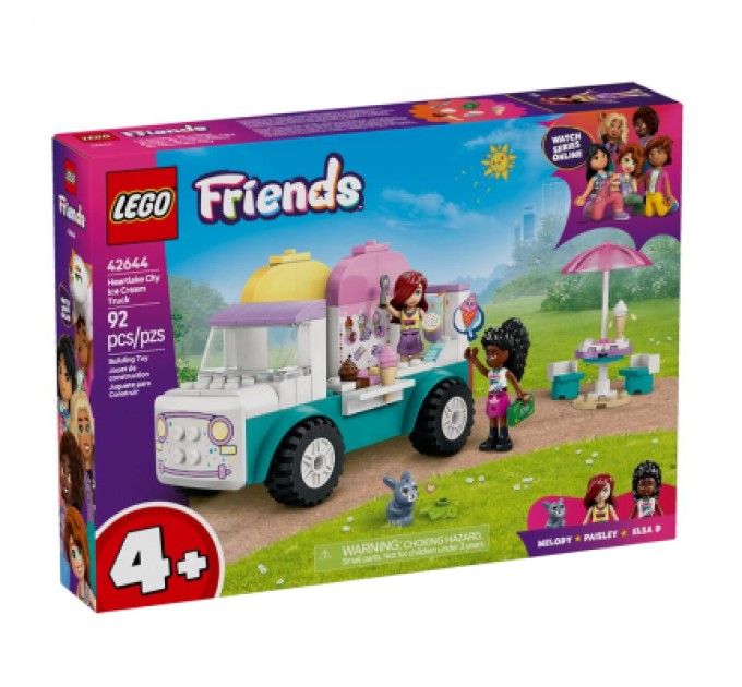 LEGO Конструктор LEGO Friends Хартлейк-Сіті. Фургон із морозивом (42644)