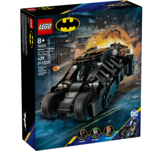 LEGO Конструктор LEGO Super Heroes Бетмен Тумблер проти Дволикого і Джокера (76303-)