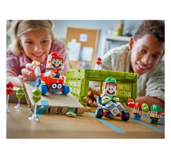 LEGO Конструктор LEGO Super Mario Mario Kart – Baby Mario vs. Baby Luigi (72034)