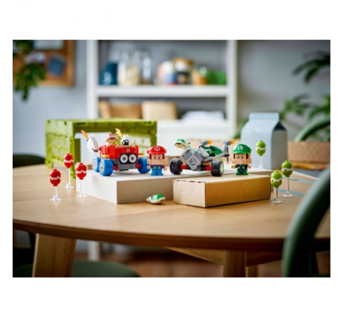 LEGO Конструктор LEGO Super Mario Mario Kart – Baby Mario vs. Baby Luigi (72034)