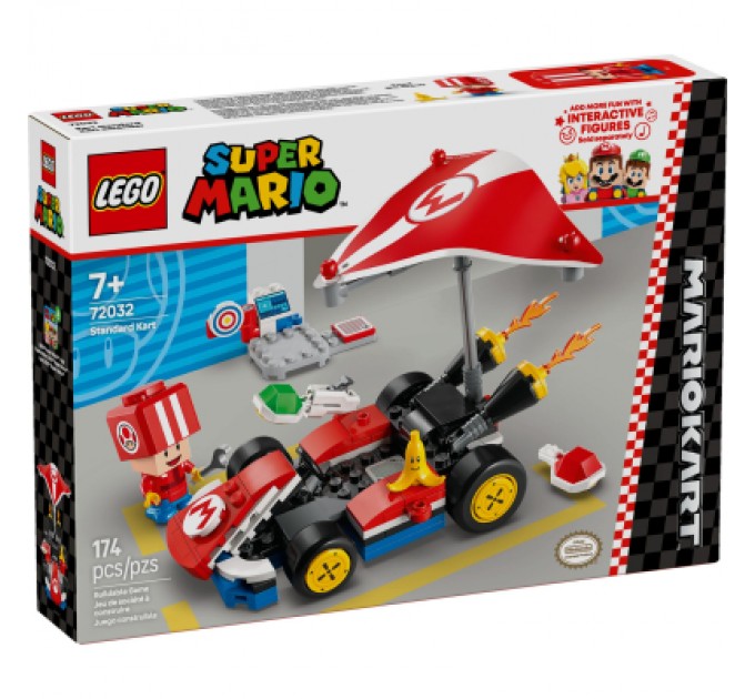 LEGO Конструктор LEGO Super Mario Mario Kart – Standard Kart (72032)