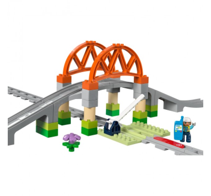 LEGO Конструктор LEGO DUPLO Town Додатковий набір. Залізничний міст і колії (10426)