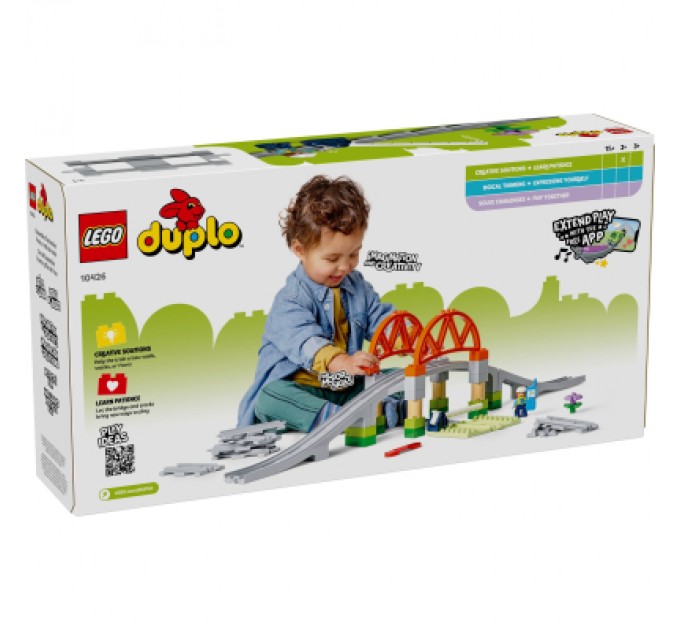 LEGO Конструктор LEGO DUPLO Town Додатковий набір. Залізничний міст і колії (10426)