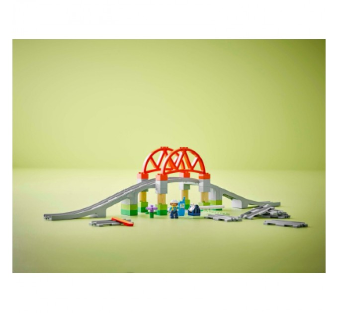 LEGO Конструктор LEGO DUPLO Town Додатковий набір. Залізничний міст і колії (10426)