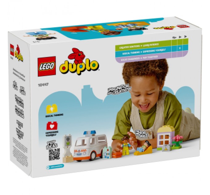 LEGO Конструктор LEGO DUPLO Town Швидка допомога та водій (10447)