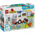 LEGO Конструктор LEGO DUPLO Town Швидка допомога та водій (10447)