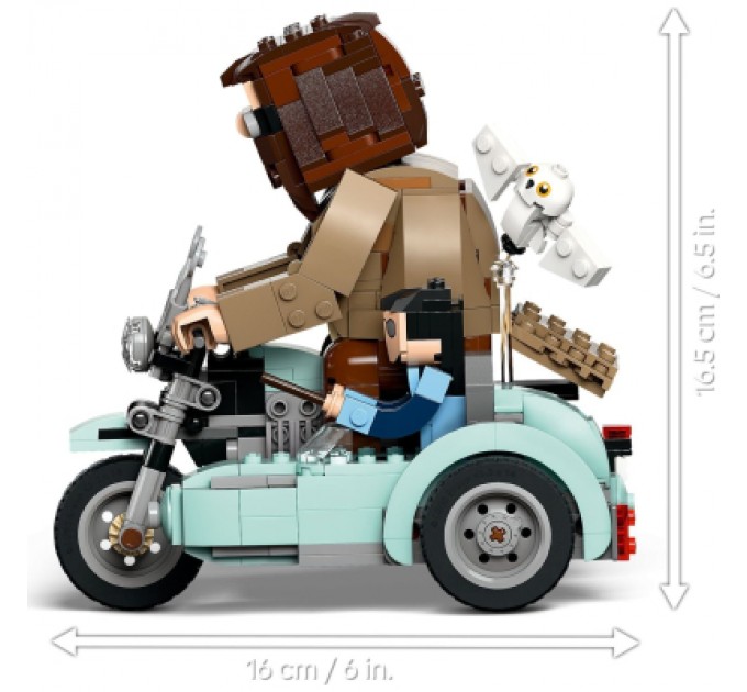 Конструктор LEGO Harry Potter Поїздка Геґріда й Гаррі на мотоциклі (76443)