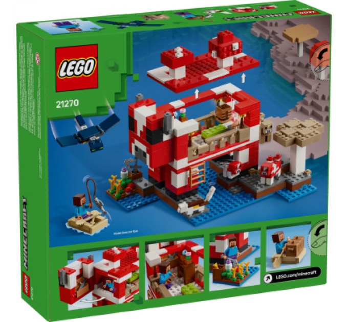 Конструктор LEGO Minecraft Грибний будинок (21270)