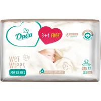 Дитячі вологі серветки Dada Sensitive 3+1 без запаху (4 х 72 шт.) (4820174980849)