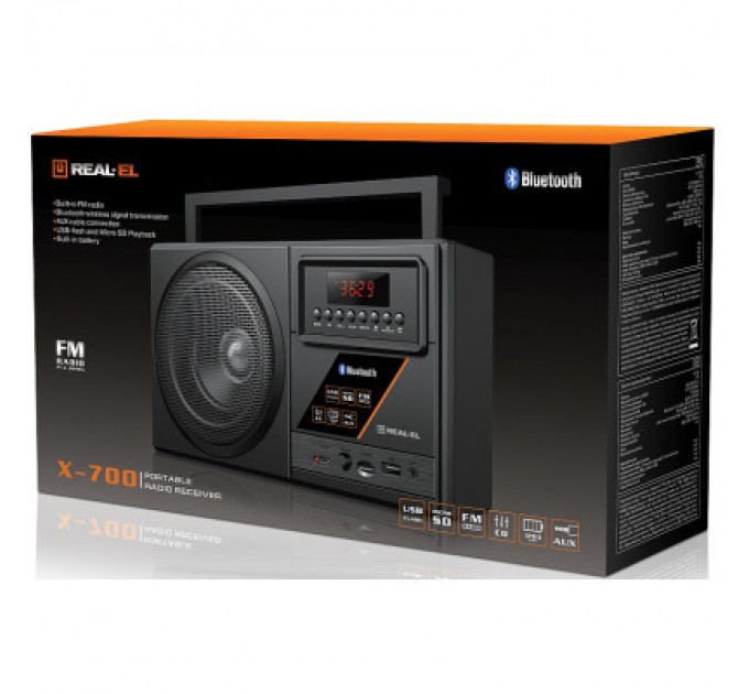 REAL-EL Портативний радіоприймач REAL-EL X-700