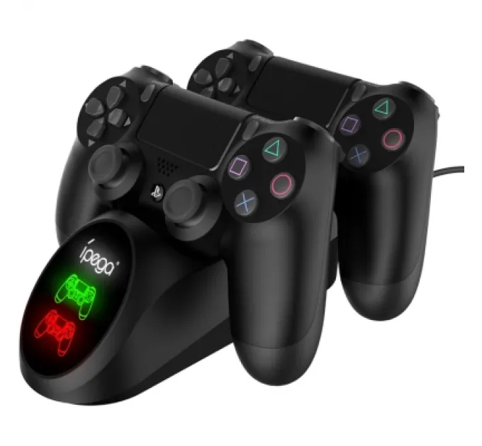 Зарядний пристрій iPega PG-9180 Для геймпадів PS4 Black (PG-9180)