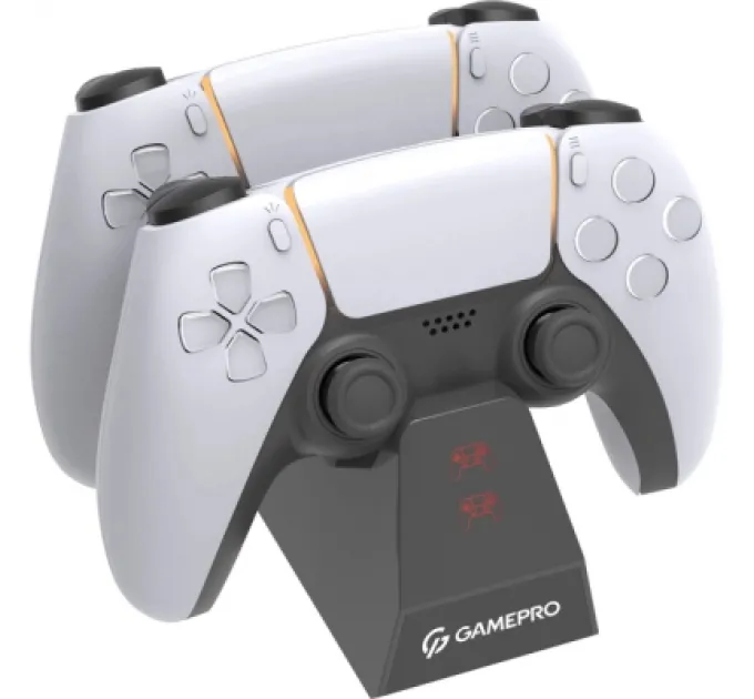 GamePro Зарядний пристрій GamePro CHS420B Для геймпадів DualSense PS5 Black (CHS420B)