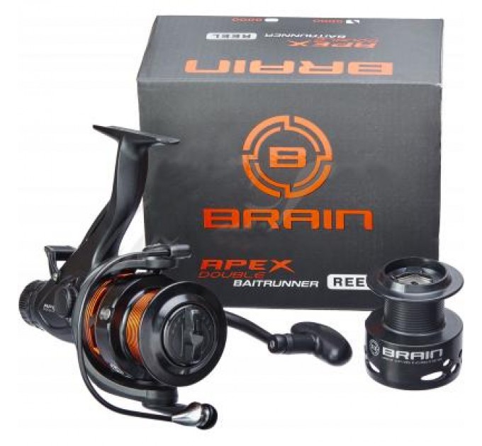 Brain_Fishing_ТОВ Котушка Brain_Fishing_ТОВ Apex Double Baitrunner 6000 6+1BB 5.1:1 (1858.41.70)