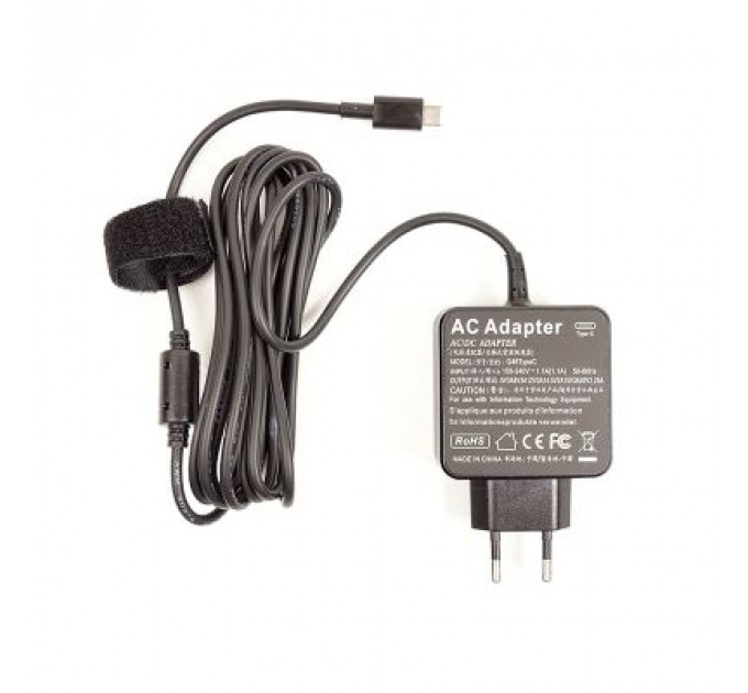 Блок живлення до ноутбуку PowerPlant 45W Type-C Универсальный, 20V, 2.25A (NA700059)