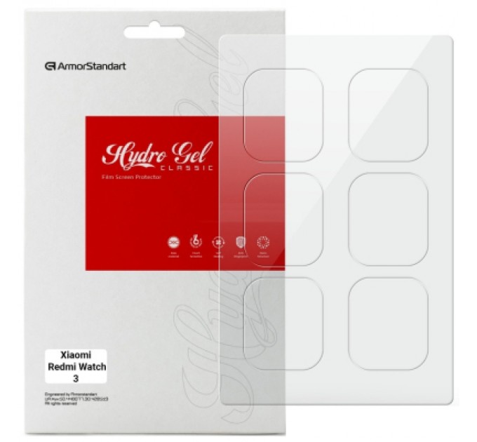 Armorstandart Плівка захисна Armorstandart Xiaomi Redmi Watch 3 6 pcs (ARM67090)