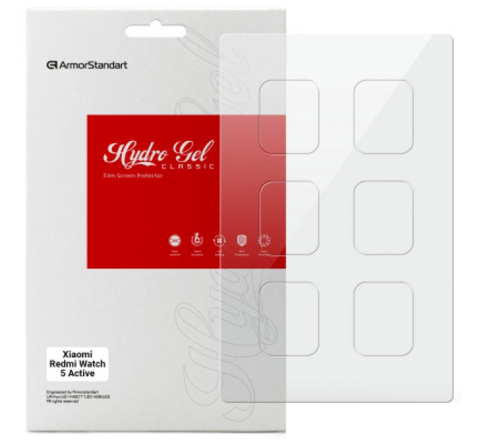 Armorstandart Плівка захисна Armorstandart Xiaomi Redmi Watch 5 Active 6 шт. (ARM81140)