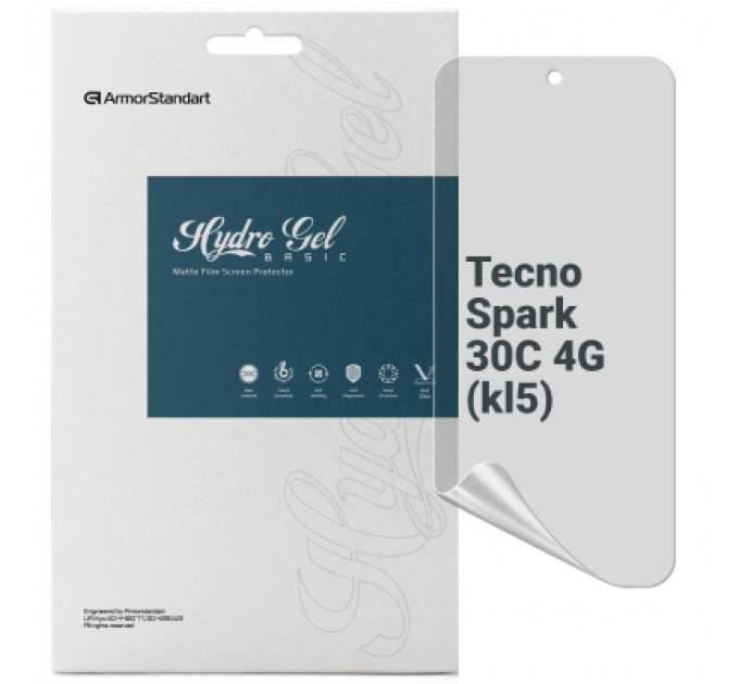 Armorstandart Плівка захисна Armorstandart Matte Tecno Spark 30C 4G (kl5) (ARM81159)
